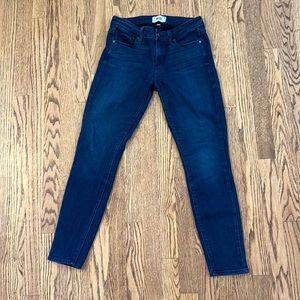 PAIGE skinny jeans in dark blue wash